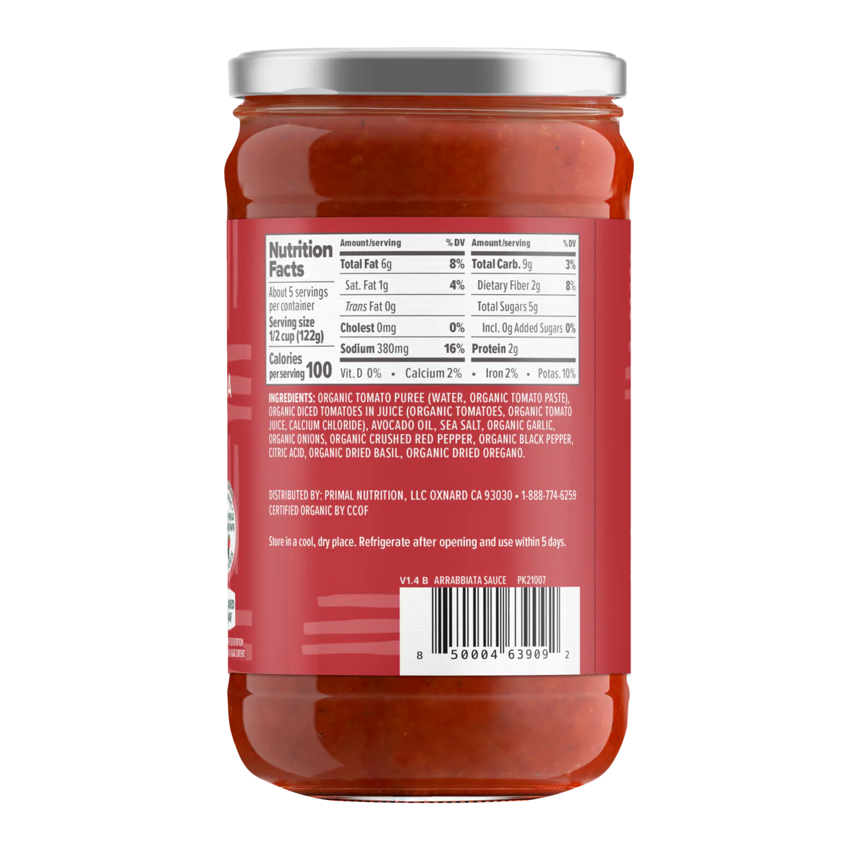 Arrabbiata Marinara Sauce