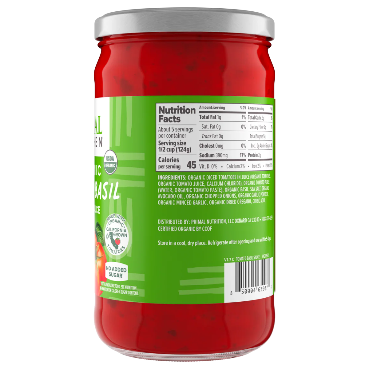 Tomato Basil Marinara Sauce