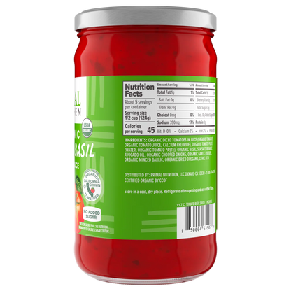 Tomato Basil Marinara Sauce