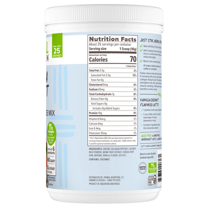 Vanilla Coconut Flavored Collagen Peptide Mix
