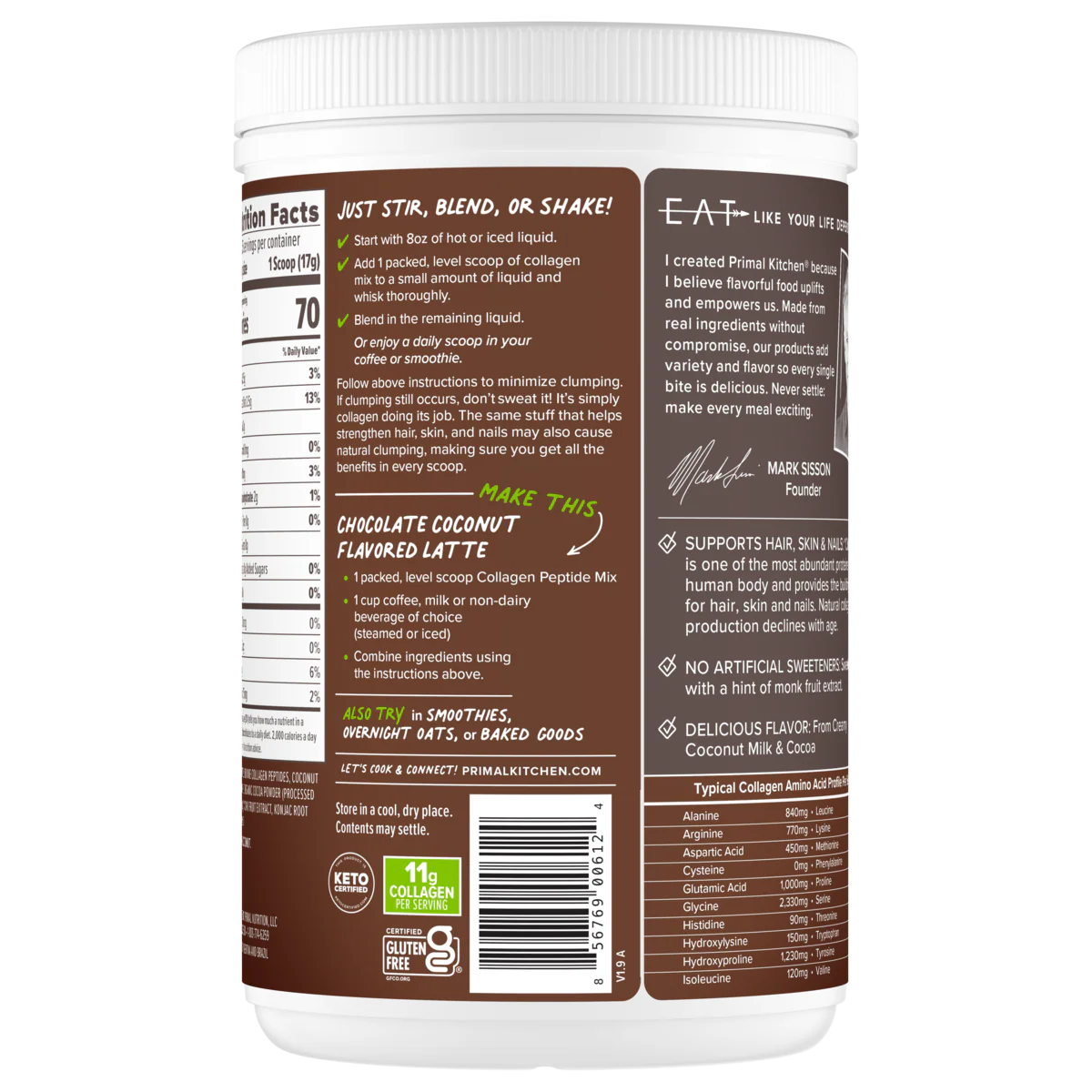 COLLAGEN FUEL® Drink Mix - Chocolate
