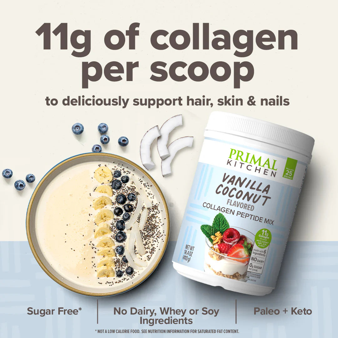 Vanilla Coconut Flavored Collagen Peptide Mix