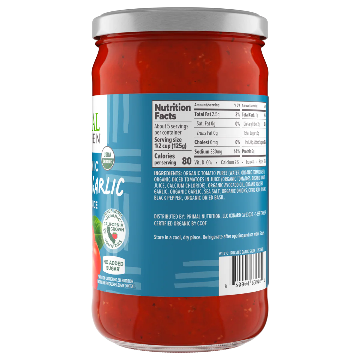 Roasted Garlic Marinara Sauce