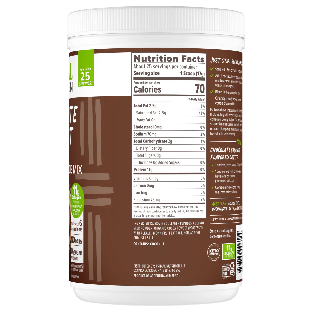 COLLAGEN FUEL® Drink Mix - Chocolate