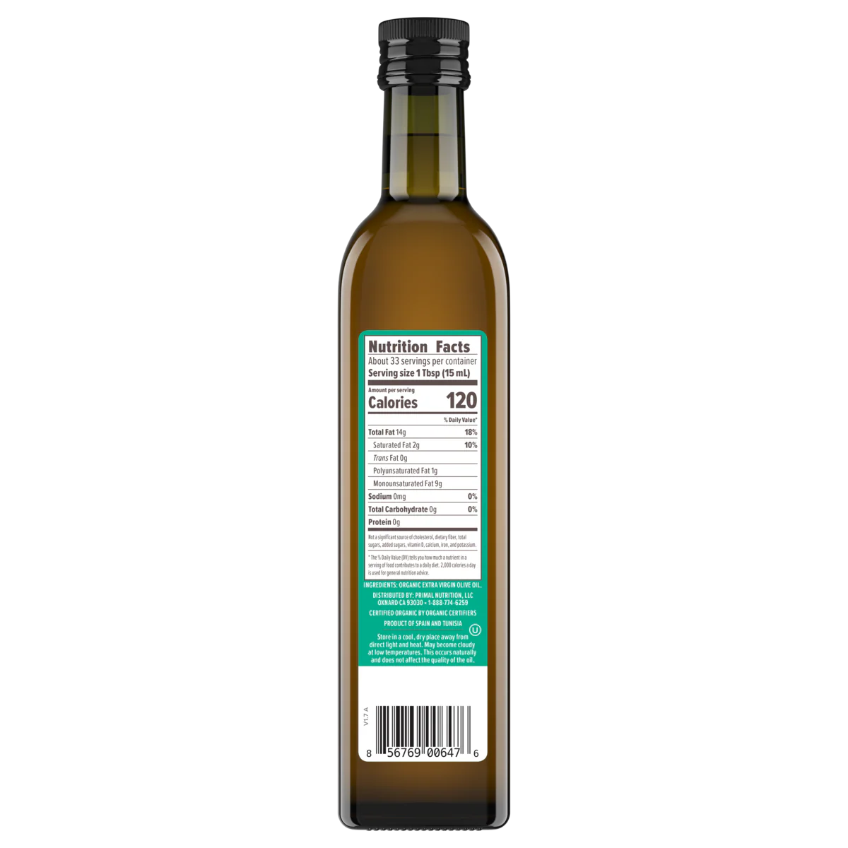 Organic Extra Virgin Olive Oil
