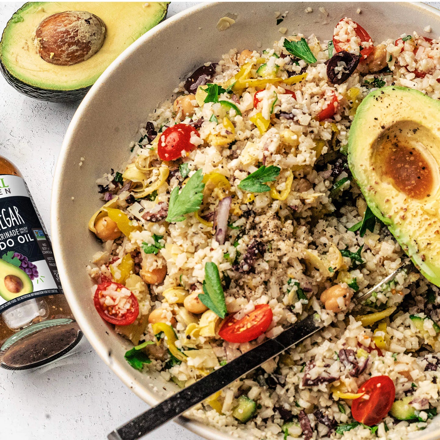Avocado Oil and Vinegar Vinaigrette & Marinade