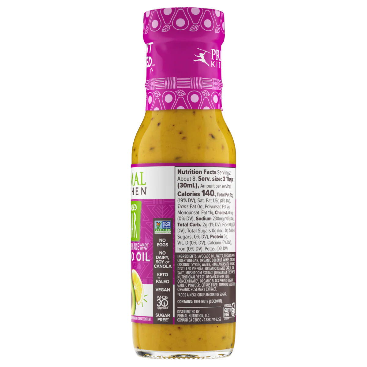 Plant Based Caesar Dressing made with Avocado Oil